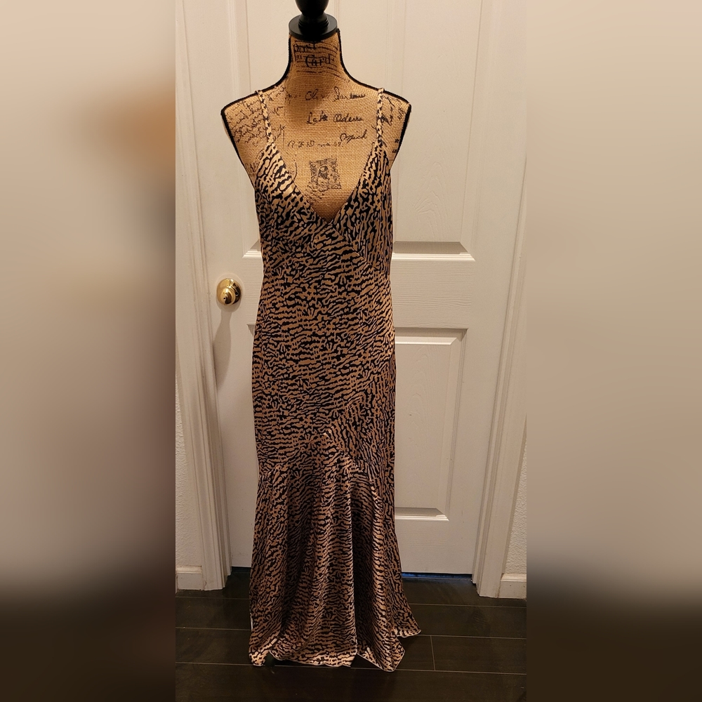 NWT Abstract Leopard Print Dress